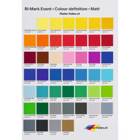 Farbkarten-Farbfächer-Farbkarte Ritrama Ri-Mark Event MATT