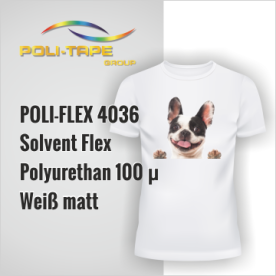 Bedruckbare Flexfolien-Poli-Flex Turbo Print 4036 matt 50cm breit Rolle à 25 Lfm.