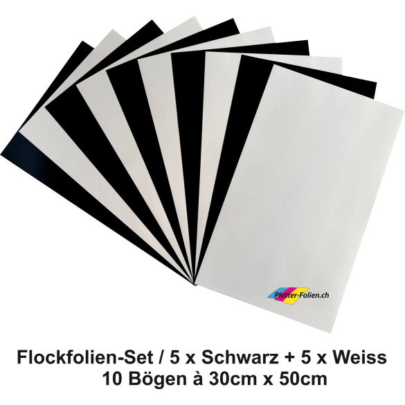 Plotterfolien-Sets-Plotterfolien Sets Black & White diverse
