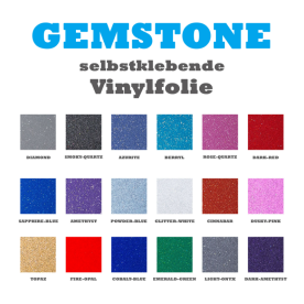 Muster bestellen-Ritrama Gemstone Metallic-Glitzer-Folie Muster A4