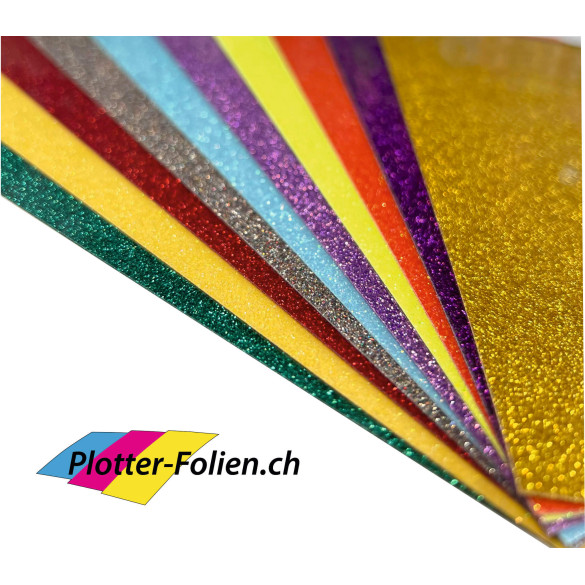 Muster bestellen-Siser Glitter Flexfolie Muster A4