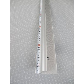 Alu Schneidelineal mit Stahlkante und Fingerschutz 55 cm