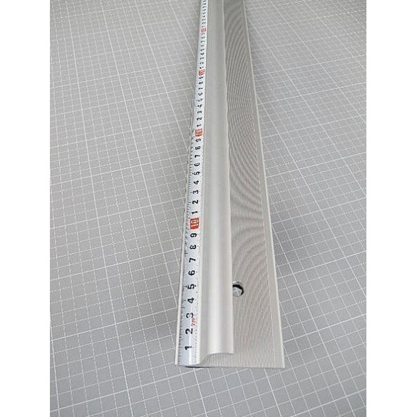 Alu Schneidelineal mit Stahlkante und Fingerschutz 105 cm